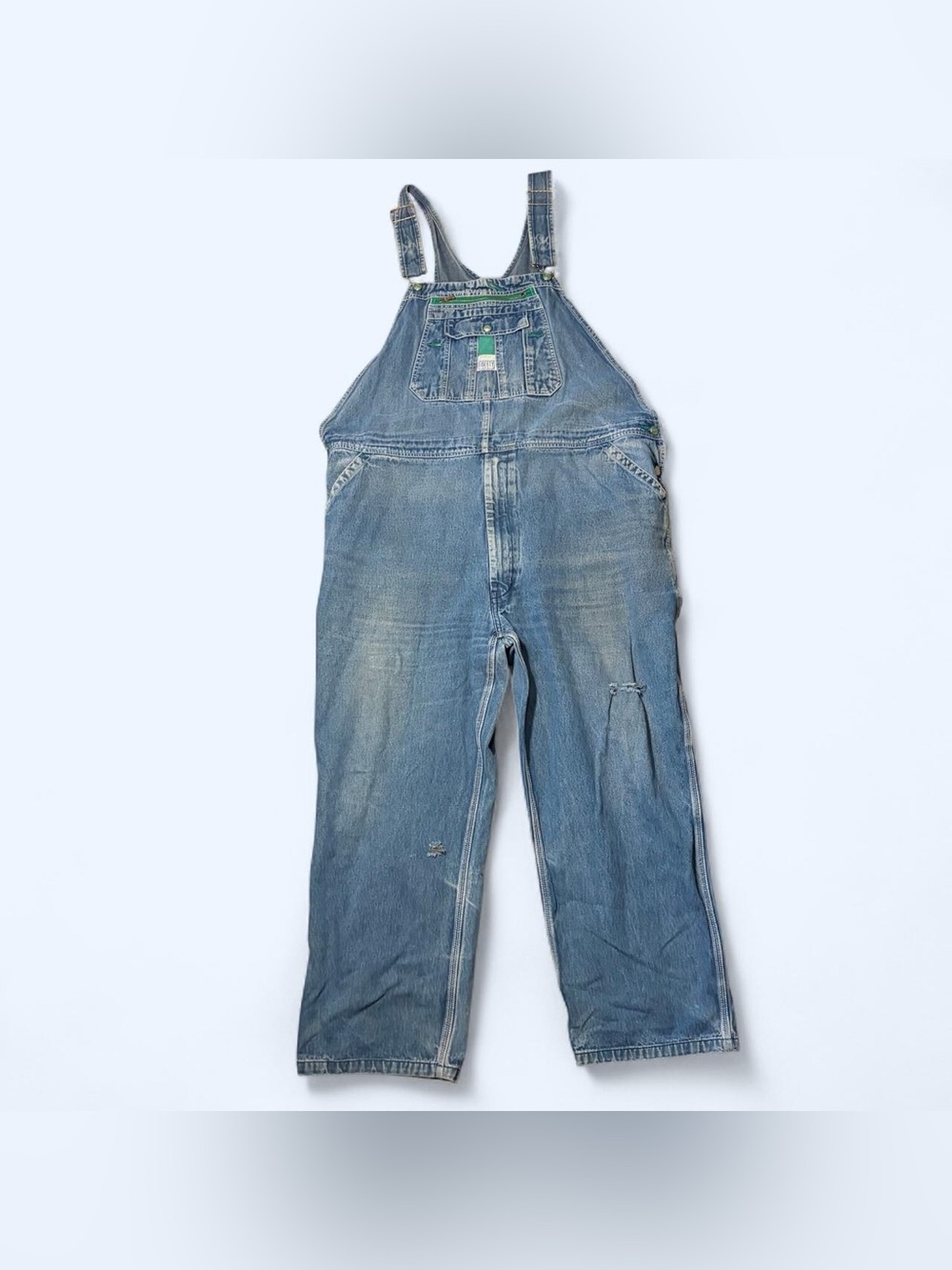 Grunge Baggy Denim Wide Leg Overalls by Liberty!